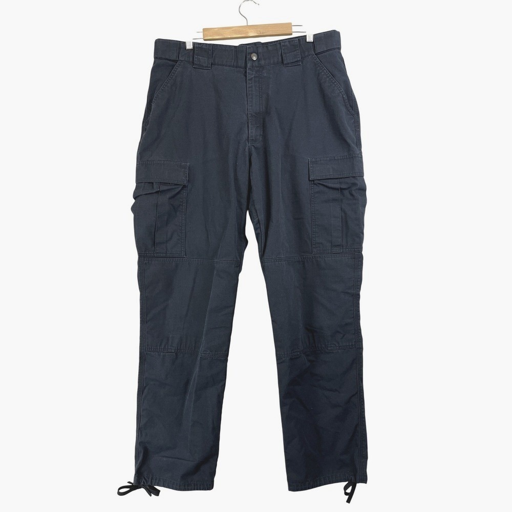 5.11 Tactical Series Mens XL Long Navy Blue Ripstop Cargo Pants 39.5-43 Waist